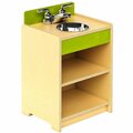 Whitney Brothers Let's Play 14 3/4'' x 12 1/2'' x 23 1/2'' Toddler Sink 9462235